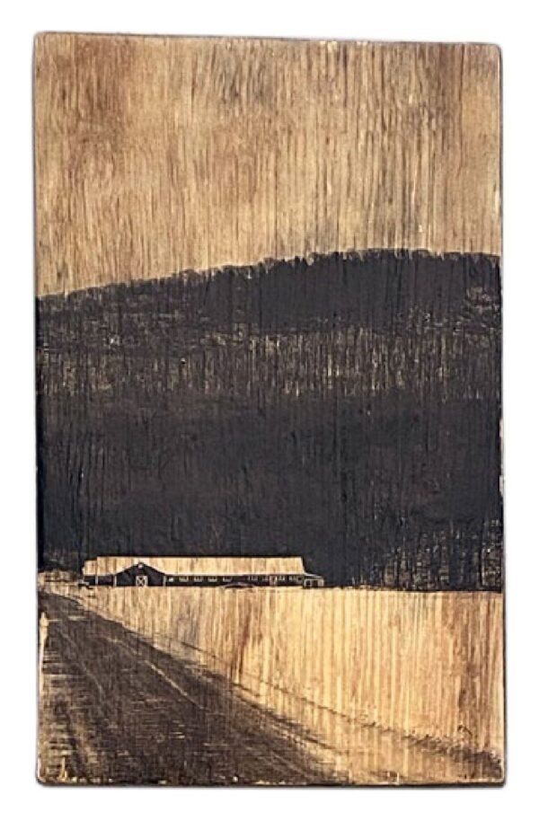 Snowy Farm, Vermont — Wood Print No. 006