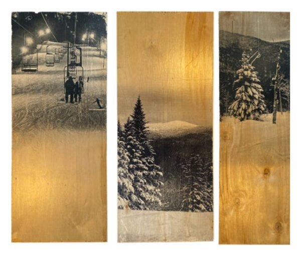 Bolton Valley, Vermont — Wood Print No. 007 (Triptych)